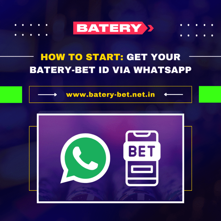 How to Get Started with Batery Bet Here’s a quick guide to help you get started on Batery bet, one of India’s best betting sites: